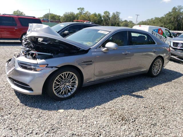 KMTF54PH3NU036273 - 2022 Genesis G90, 5.0L - silver